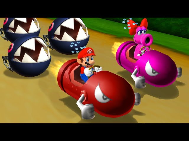 Mario Party 9 - All Minigames With Birdo, Mario