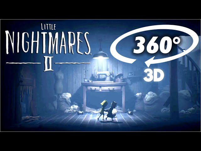 Can YOU Escape the Hunter's Woods in 360° 3D - Little Nightmares 2 VR 360 Gameplay Part 1