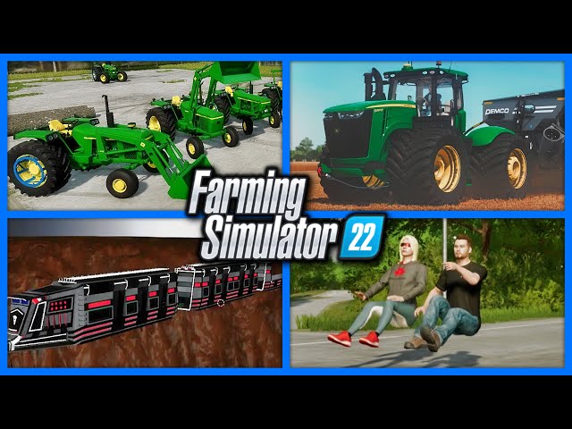 Farm Sim News - JD 40 Series Update, 9R's, & Invisible Boatmobile? | Farming Simulator 22