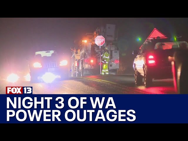 Some WA residents on night 3 without power | FOX 13 Seattle