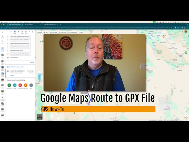 Google Maps Route to GPX File