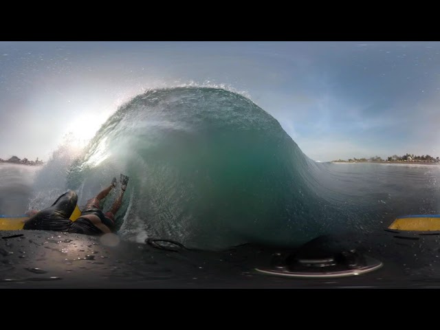 GoPro fusion Small runner bodyboarding