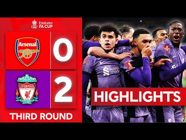 Captain Trent Inspires Liverpool Win! | Arsenal 0-2 Liverpool | Highlights | Emirates FA Cup 2023-24