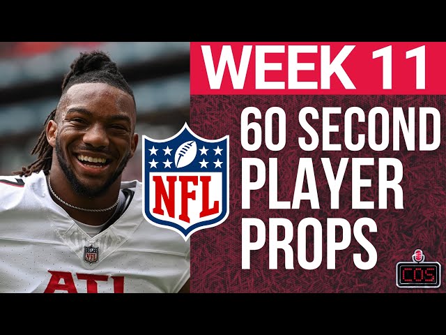 5 Props in 60 Seconds for NFL Week 11!