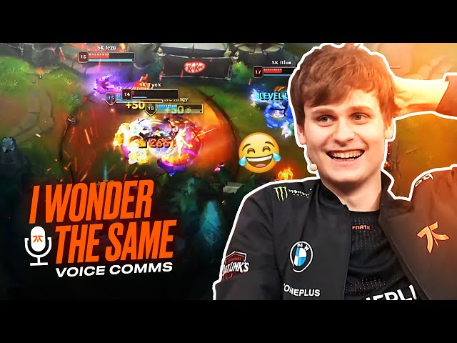 I WONDER THE SAME THING! | Fnatic Voice Comms - LEC Spring 2021 Playoffs Rd1 (FNC vs SK)