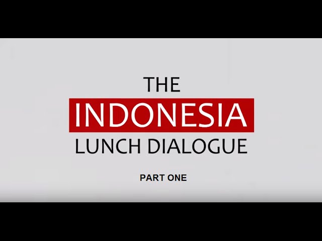 Indonesia Lunch Dialogue @ World Economic Forum Davos 2016 [Part 1 of 2]