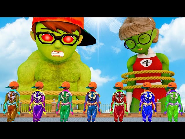 Scary Teacher 3D All of Us Are Dead - NickHulk is Zombie Police - Zombie Apocalypse | Ezxy Kingmo