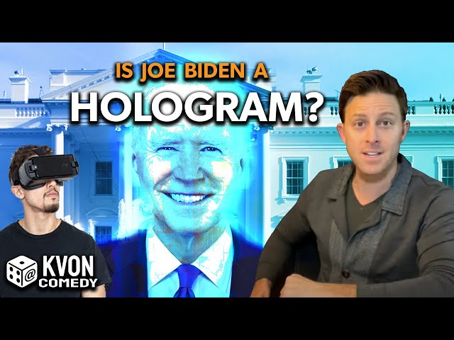 Is Biden a CGI Hologram or a Real Person? (K-von asks you to vote in the comments...)