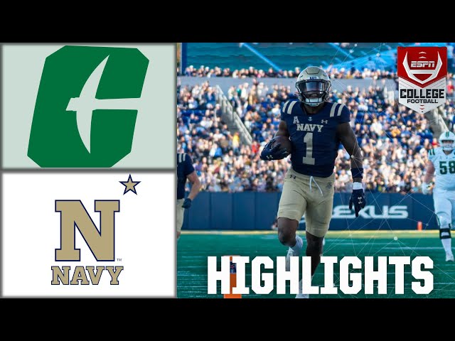 Charlotte 49ers vs. Navy Midshipmen | Full Game Highlights | ESPN College Football