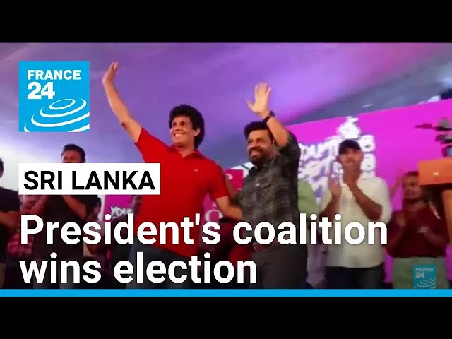 Sri Lankan president's coalition wins big majority in general election • FRANCE 24 English