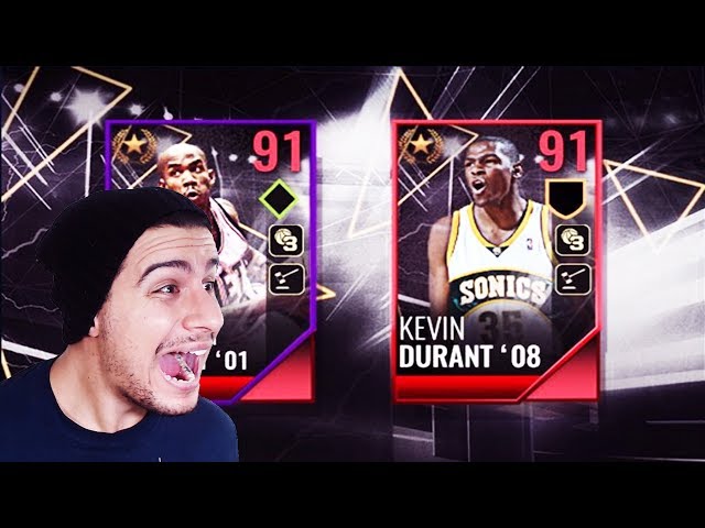 FLASHBACK LEGEND SEATTLE KEVIN DURANT & STEPHON MARBURY! - NBA Live Mobile 18 Pack Opening Gameplay