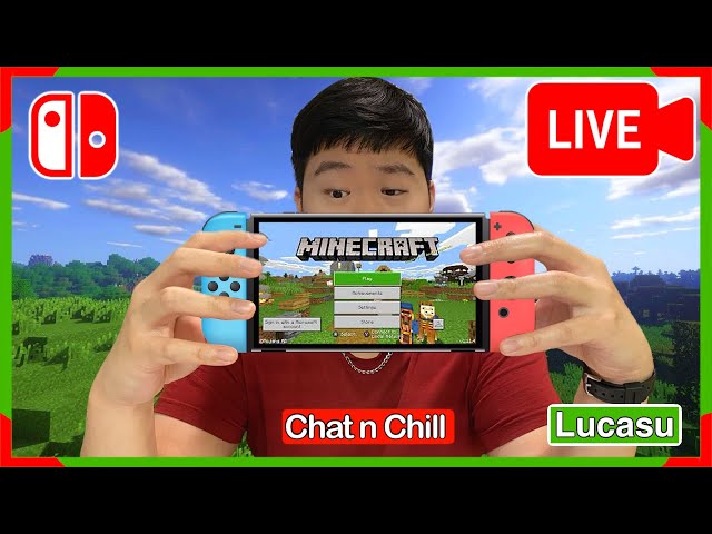 🔴LIVE: [Chat n Chill] - Trying To Finish My House In Minecraft On The Switch!