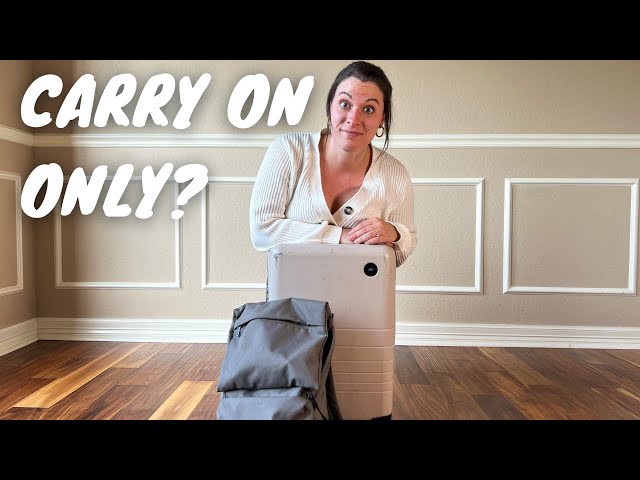 How to Pack for Long Term Travel in 2024 (CARRY-ON ONLY) | Packing Tips and Checklist