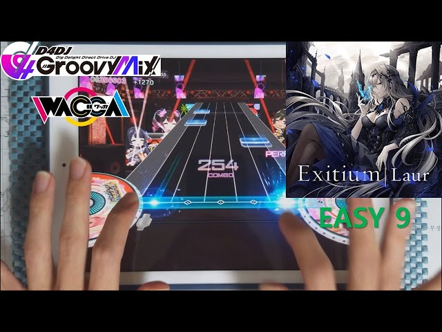 【D4DJ Groovy Mix × WACCA】Exitium (EASY 9) PFC [Hand Cam]