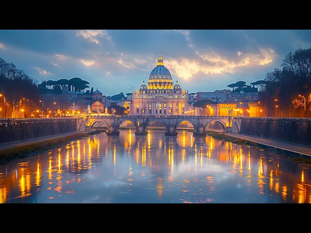 Soft And Relaxing Piano Melodies in Italia at Night 💤Stress Relief Music 🌛Music for Deep Sleeping