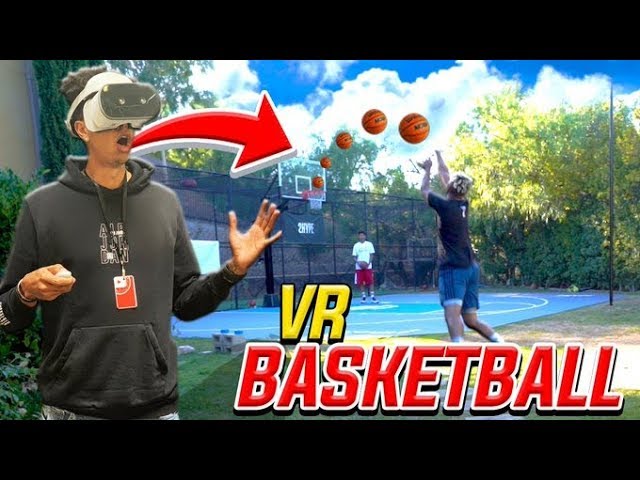 INSANE VR BASKETBALL TRICKSHOTS! *Loser Gets DUNKED!*