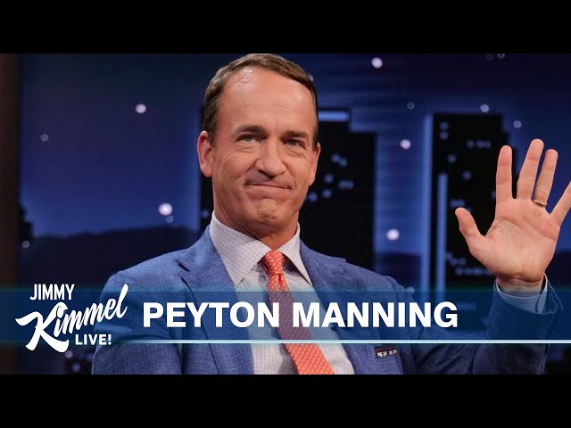 Peyton Manning on ManningCast with Eli, Receiver on Netflix & Old Clip Singing with Kenny Chesney