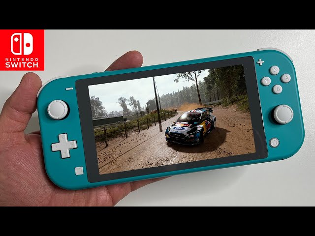 WRC 10 Gameplay on Nintendo Switch LITE