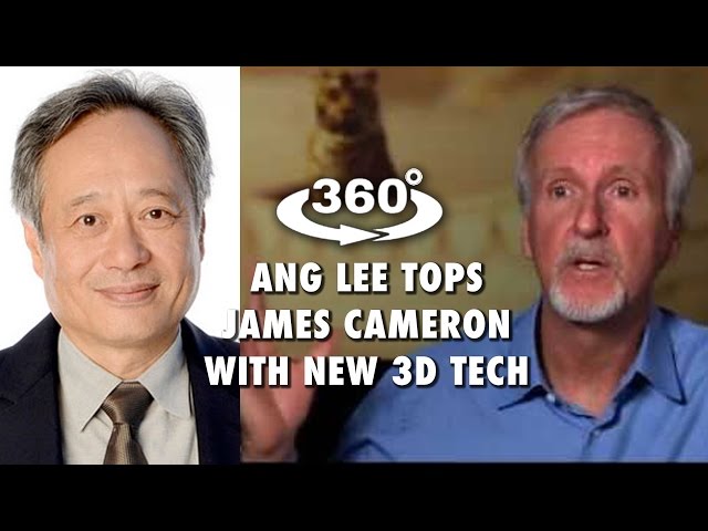 ANG LEE TOPS JAMES CAMERON WITH 3D TECH (360° 4K VR)