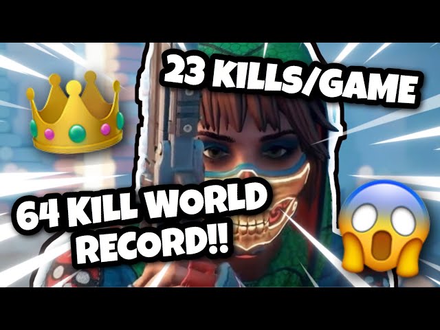 #1 WORLD RECORD KILLS! (64) FULL GAME! | HYPER SCAPE