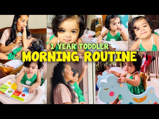 Indian Mom Morning Routine with a 1 Year Toddler 🥰