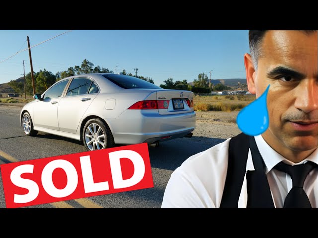 I sold my Acura TSX