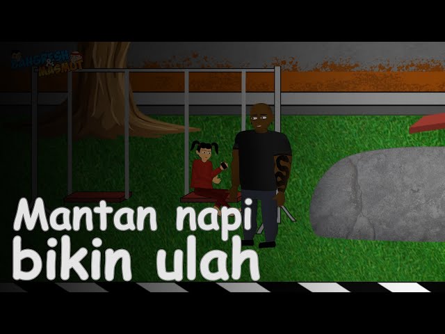 Mantan napi bikin ulah | ANIMASI KARTUN HOROR KOMEDI | KARTUN ANIMASI HOROR LUCU