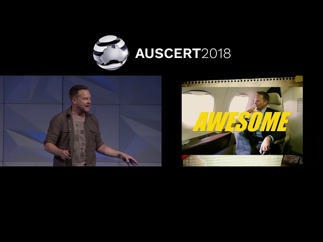 AusCERT2018 DAY 1 - BRIAN BRUSHWOOD (DARREN KITCHEN WELCOME)