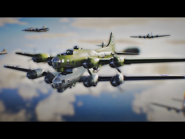 When Two B17s Flew Piggyback