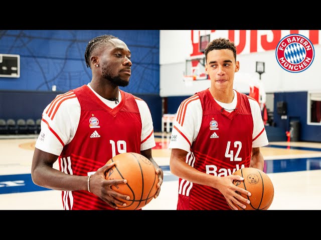 Phonzy vs. Jamal | "That's 90%!" | Basketball Challenge - FC Bayern