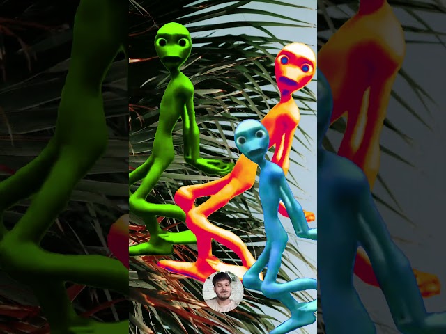 Funny alien dance dame tu cosita | Part - 947 | #funny #alien #aliendance #color #crazzyalienz