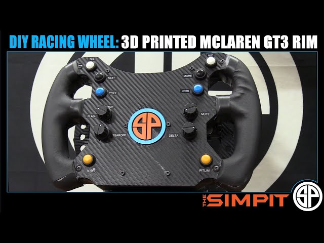 DIY McLaren GT3 Style Sim Wheel - My 3D Printed Wheel Experience