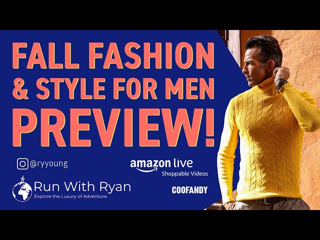 Fall Fashion & Styles for Men: Seasons 1st Looks!