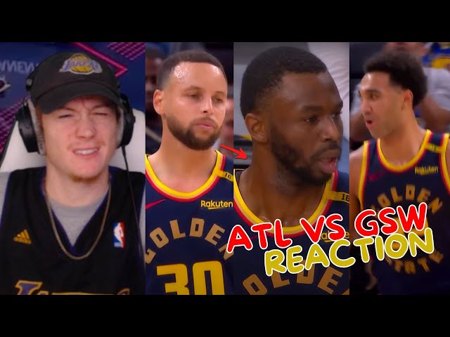 Reacting to Warriors vs Hawks Regular Season Game!