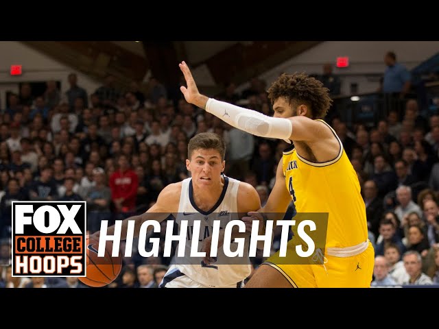 Michigan vs Villanova | FOX COLLEGE HOOPS HIGHLIGHTS