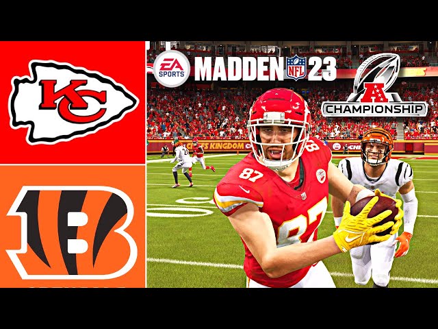 Chiefs vs. Bengals NFL AFC Championship Playoffs Simulation | Madden 23 Gameplay PS5