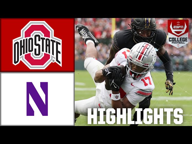 Ohio State Buckeyes vs. Northwestern Wildcats | Full Game Highlights | ESPN College Football