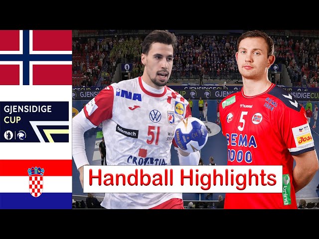 Norway Vs Croatia handball Highlights Gjensidige Cup 2024