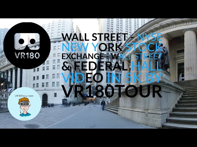 VR180 3D New York Wall Street NYSE and Federal Hall video by VR180Tour