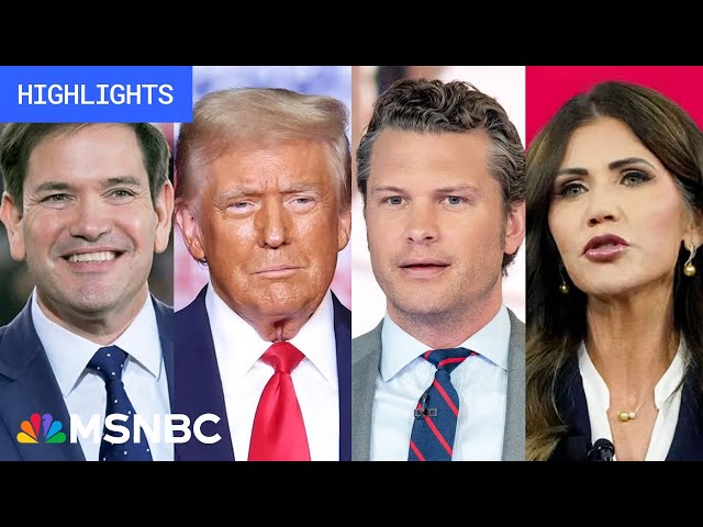 Trump Transition Coverage - Nov. 12 | MSNBC Highlights