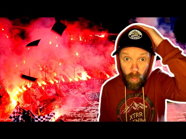 Greek Ultras Are Insanely WILD! Football Fans Reaction, PAOK, Aris & More...