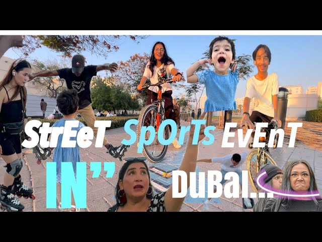 dubai street show | see how people perform different stunts on streets