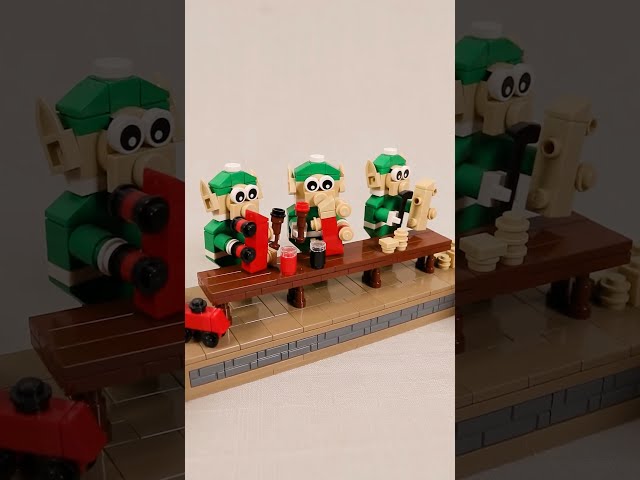 Elf Workshop LEGO Kinetic Sculpture