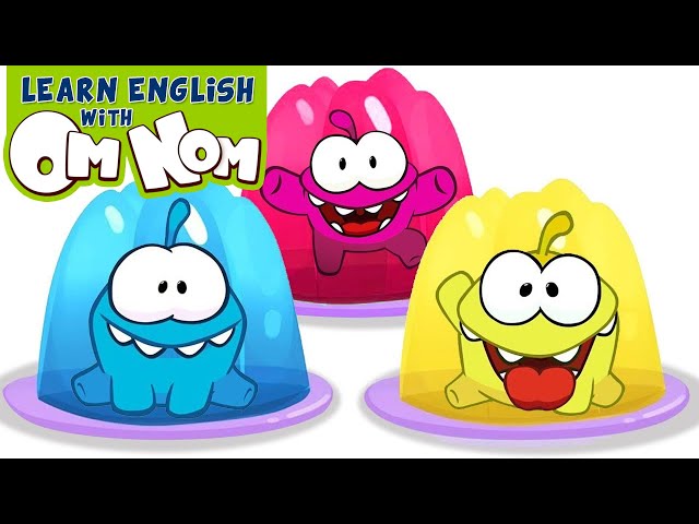 COLORFUL JELLY SLIME | Fun  Learning Cartoons for Children by Om Nom