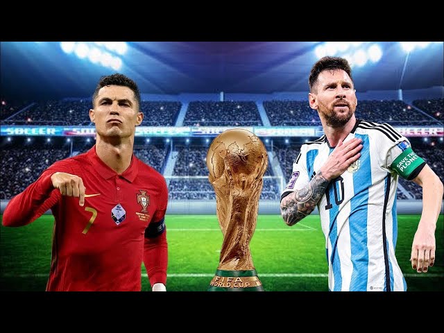 Ronaldo vs Messi | Portugal Vs Argentina | Full Match All Goals | PES Realistic #shorts #shortsfeed