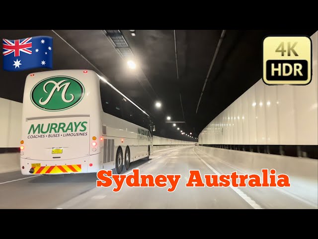 Sydney Australia [4K HDR City Suburbs  Driving Tour ] Lawrence St Alexandria To New M8 M5 Tunnel