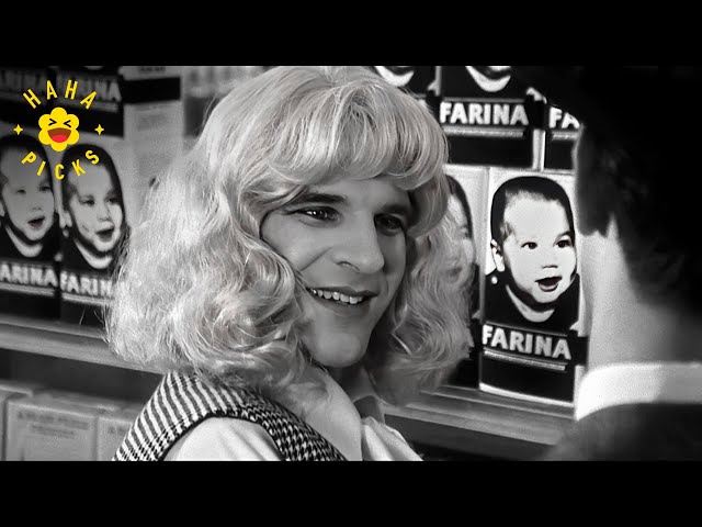 Steve Martin Cosplays as a Woman (Hilarious Film Noir Parody) | Dead Men Don't Wear Plaid