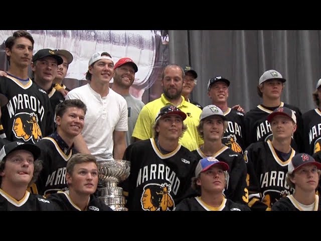 TJ Oshie Brings The Stanley Cup To Warroad