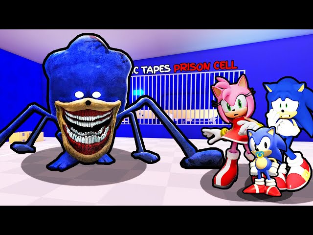 SONIC FAMILY ESCAPE SHIN SONIC TAPES PRISON RUN IN ROBLOX