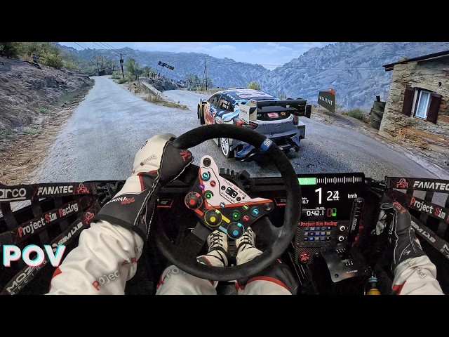 INSANE Downhill Full Send! Rally Mediterraneo WRC 24 | Fanatec DD+